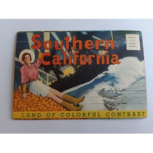 ROZKŁADANKA POCZTÓWEK USA STANY ZJEDNOCZONE SOUTHERN CALIFORNIA