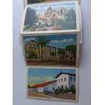 POSTCARD SPREADSHEET USA UNITED STATES CALIFORNIA MISSIONS