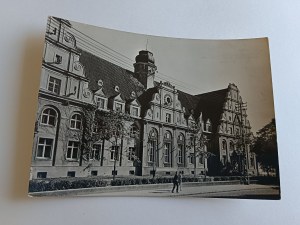 POSTCARD PRL MRGOWO SEAT OF THE PRESIDIUM OF THE PRN