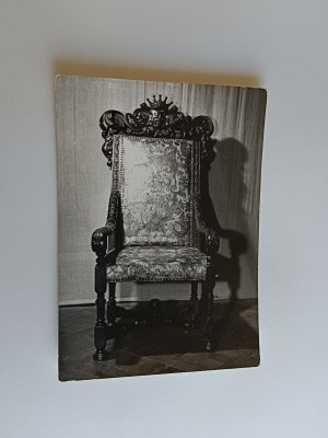 POSTCARD PRL CZARNOLAS ARMCHAIR BY JAN KOCHANOWSKI