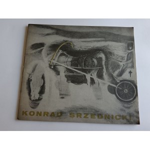 KONRAD SRZEDNICKI, KONRAD SRZEDNICKI, GRAFIKA MARSTWO RYSUNEK WYSTAWA JUBILEUSZOWA W 50-LECIE PRACY, KRAKÓW 1980