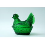 Glass box of chocolates ,,Hen