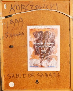 Bogdan Korczowski, Sable de Sahara