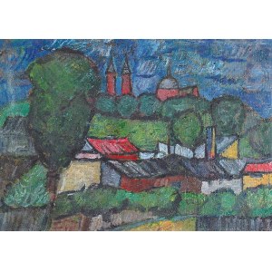 Eugeniusz GEPPERT (1890-1979), Paesaggio da Plock I