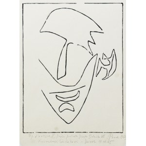 Jerzy PANEK (1918-2001), Próba portretu Józefa Gielniaka VII,1963