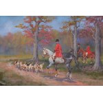 Jerzy KOSSAK (1886-1955), Une promenade de chasse (1944)