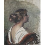 Bolesław BARBACKI (1891-1941), Rozmarzona (portret Olgi Morawskiej) (lata 30.)
