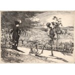 Jozef MEHOFFER (1869-1946), Le jardinier audacieux (II) (1912)