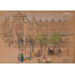 Erno ERB (1878-1943), "The Main Market Square in Krakow" (1920)