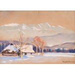Mieczysław FILIPKIEWICZ (1891-1951), Hiver à Podhale.