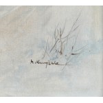 Mieczysław KRZYŻAK (1914-1984), L'attaque des loups.