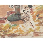 Wlastimil HOFMAN (1881-1970), Le puits dans la cour.