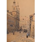 Władysław CHMIELIŃSKI (STACHOWICZ) (1911-1979), Vieille Varsovie - rue Freta.