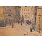 Władysław CHMIELIŃSKI (STACHOWICZ) (1911-1979), Vieille Varsovie - rue Freta.