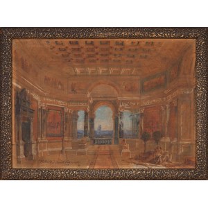 Zygmunt BALK (1873-1941) et Karol POLITYŃSKI (ca. 1870-après 1944), Sala z widokiem na Pisa (1918)