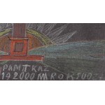 NIKIFOR Krynicki (1895-1968), Ukřižovaný (60. léta 20. století).