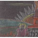 NIKIFOR Krynicki (1895-1968), Ukřižovaný (60. léta 20. století).