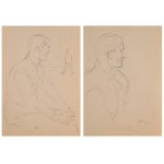 Wlastimil HOFMAN (1881-1970), Muži (soubor tří kreseb)
