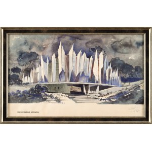 Wiktor ZIN (1925-2007), Kraków. Panorama Racławicka (1974)