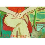 Edward DWURNIK (1943-2018), Iza - Svobodný Tibet (2003) z cyklu XXIV Plenér