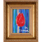 Edward DWURNIK (1943-2018), Červený tulipán (2016)