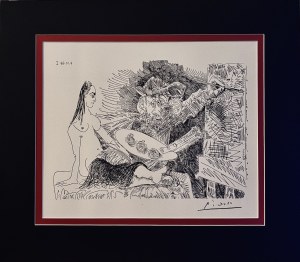 Pablo Picasso (1881-1973) - Artysta zachwycony swoją modelką