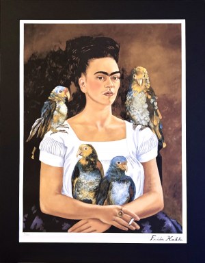 Frida Kahlo Autoportret z papugami