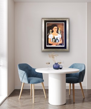 Frida Kahlo Autoportret z papugami