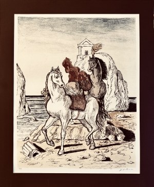 Girogio Di Chirico (1888 - 1978) I Cavalli di Achille ( konie Achillesa)