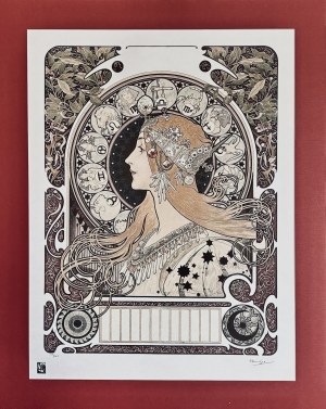 Alfons Maria Mucha (1860 - 1939) z serii: Zodiak 1896