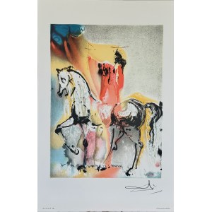 Salvador DALI (1904-1989) Le Cheval Chretien Christian Horse From the series: Les Chevaux de Dali (Dalinian Horses), 1983.