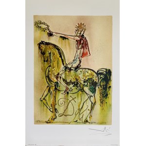 Salvador DALI (1904-1989) Chevalier Romain - Rycerz Rzymski Z cyklu: Les Chevaux de Dali (Dalinian Horses), 1983