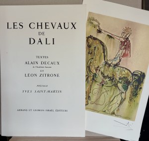 Salvador DALI (1904-1989) Chevalier Romain - Rycerz Rzymski Z cyklu: Les Chevaux de Dali (Dalinian Horses), 1983