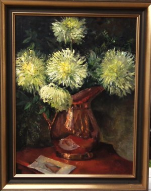 Martwa natura z chryzantemami,1907