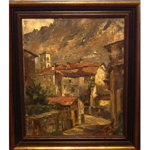Rural Landscape in the Mountains.