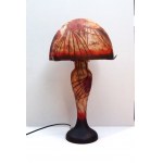 Émile Gallé(1846-1904),Lamp with pinecone motif
