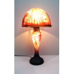 Émile Gallé(1846-1904),Lamp with pinecone motif