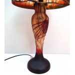 Émile Gallé(1846-1904),Lamp with pinecone motif