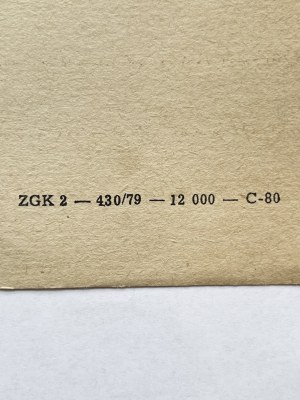 proj. Mieczyslaw WASILEWSKI (b. 1942), Occupation in 26 images, 1979