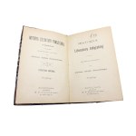 Święcicki Julian Adolf, History of universal literature. Volume IV: Indian Literature Warsaw, 1901 (censorship date).