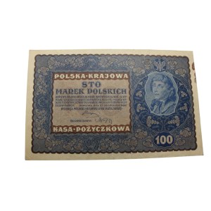 100 Polish Marks - Polska Krajowa Kasa Pożyczkowa, 23 August 1919