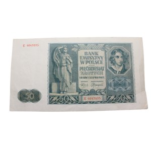 50 zlotys - Bank Emisyjny w Polsce, Kraków 1 VIII 1941