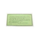 Deposit revaluation voucher, 1983. 100 zloty