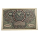 BANKNOTE 500 FÜNFHUNDERT POLNISCHE MARK 1919