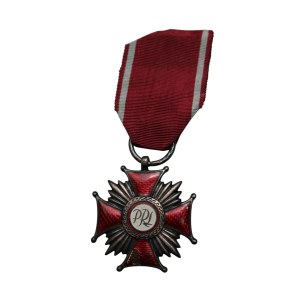 Croix du Mérite de la République populaire de Pologne - décoration d'État, émail