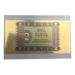 The most beautiful Polish banknotes in pure gold - national treasury - 2 zloty Harvester
