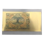 The most beautiful Polish banknotes in pure gold - national treasury - 100 Joseph Poniatowski