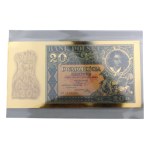 The most beautiful Polish banknotes in pure gold - national treasury - 20 zloty Emilia Plater