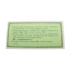 Deposit revaluation voucher, 1983. 100 zloty
