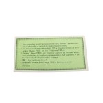 Deposit revaluation voucher, 1983. 100 zloty